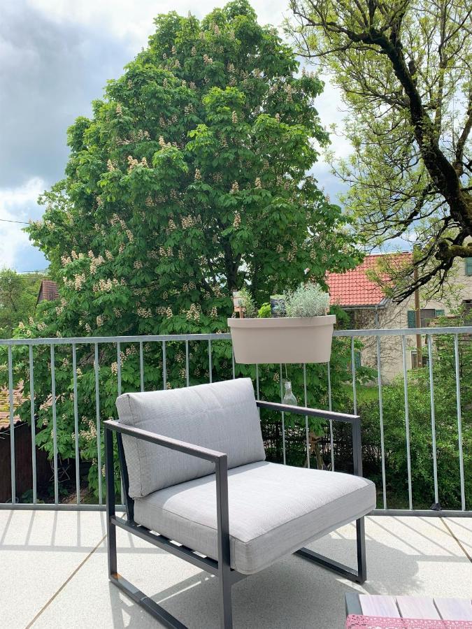 Fe Wo Brunnen - 120 Qm - Ruhige Lage - Viel Natur- Komfortabel - Grosser Balkon Und Garten 메밍겐 외부 사진